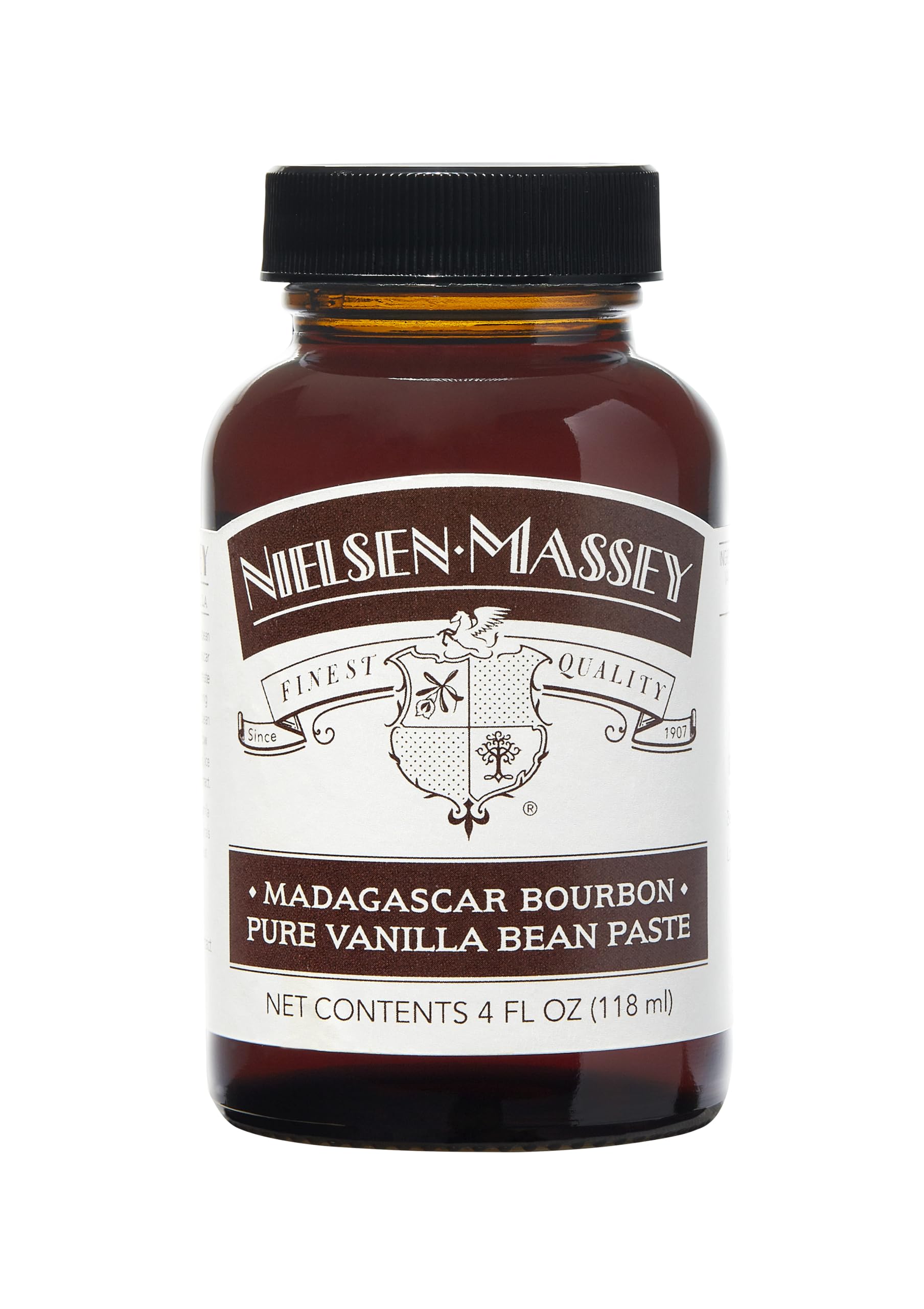 Nielsen-Massey Madagascar spirit-inspired flavor Pure Vanilla Bean Paste for Baking and Cooking, 4 Ounce Bottle