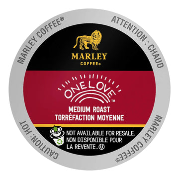 Marley Coffee One Love, Single Serve Realcup (96 Count)