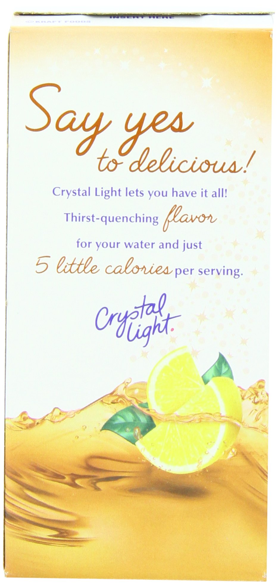 Crystal Light Lemon Iced Tea Naturally Flavored with other natural flavor Powdered Drink Mix, 120 ct Pack, 12 Boxes of 10 On-the