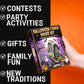 Small Halloween Gingerbread House Kit, DIY Cookie Decorating Activity, Supplies Included, 6.88 Ounces