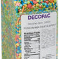 Decopac Fiesta Fusion Mix Candy Sprinkles, 27Oz, Fancy Sprinkles In Handheld Container, Edible Sprinkles For Celebration Cakes, Cupcakes, Cookies And Donuts