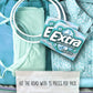 Extra Polar Ice Sugarfree Gum, 15 Sticks (Pack Of 10)