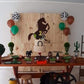 ZHUOWEISM Cake Topper for 2nd Birthday Party, Brown Glitter Cactus Decoration, Western Theme