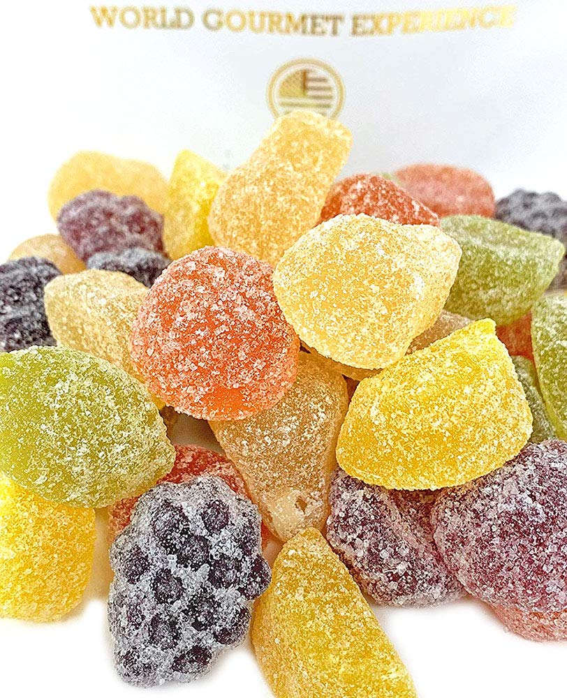 SweetGourmet English Fruit Pastilles | No Artificial Colors & Flavors | 2 Pounds