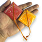 Lovenspire Haldi Kumkum Packets Bulk Pack Of 10 Kite Style Mini Packs Enhanced Sindoor And Turmeric Powder Combo Hindu Thamboolam Set For Indian Wedding Havan Durga Puja Festive Essentials Return Gift