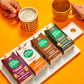 nutpods Cafe Collection Unsweetened Non-Dairy Creamer Pack of 4 - Coffee Cake, Pistachio, Hazelnut, Classic Chocolate, Vegan, Gluten-Free