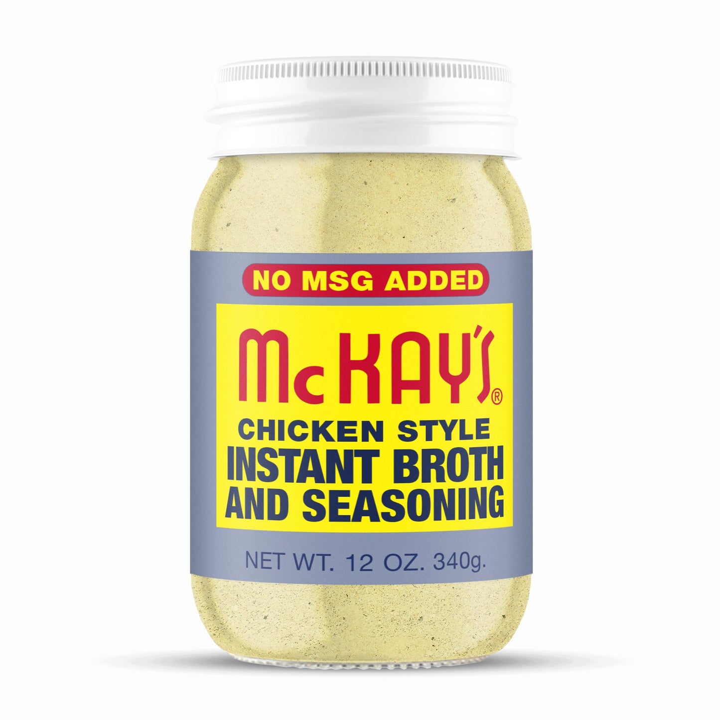 McKays Chicken Soup Seasoning, Gluten Free Vegetarian Broth, 12 Ounce Pack, No MSG Added