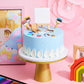 Taiyin Art Cake Decorations Paint Brush Cupcake Toppers Art Paint Cake Topper Artboard Palette Cake Topper Artist Themed Cake De