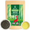 WT WEETEE Organic Gunpowder Green Tea, USDA Organic Loose Leaf Green Pearls Tea 8 Ounce, Full-Bodied & Gently Rolled Chinese Gre
