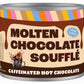 Crazy Cups Caffeinated Chocolate Souffle Hot Cocoa Mix - enhanced Coffee Substitute  12 Oz Canister for Hot Chocolate Lovers