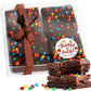 Happy Thanksgiving Cookies Brownies Gift Basket Chocolate Cake Food For Men Women Package | Nut Free  
