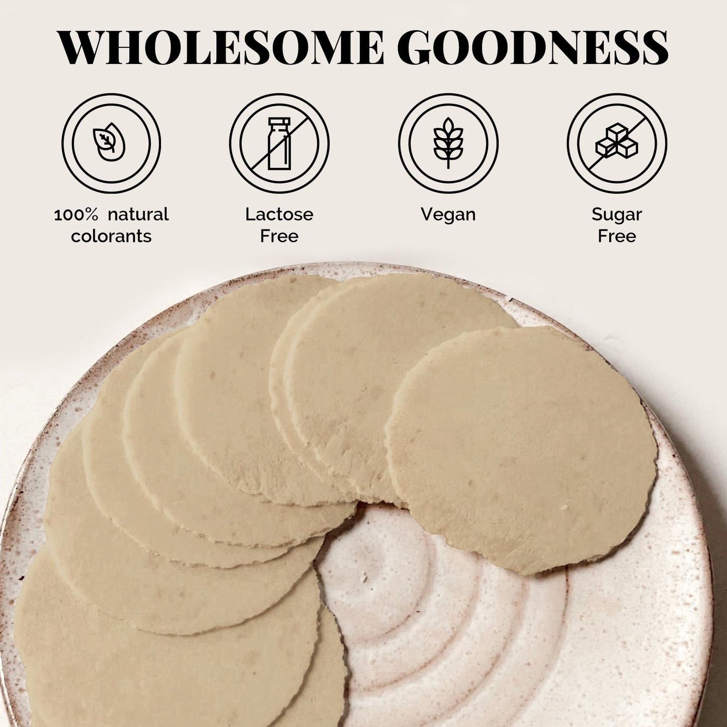 Kalan Coffee Amaranth Flour Wafer Thins, Vegan And Sugar-Free, Pack Of 3