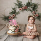 Rssta i Butterfly Cake Topper, Pink Glitter, 1 Pack, for Baby Shower and 1st Birthday Party Decor, Model XM021-new