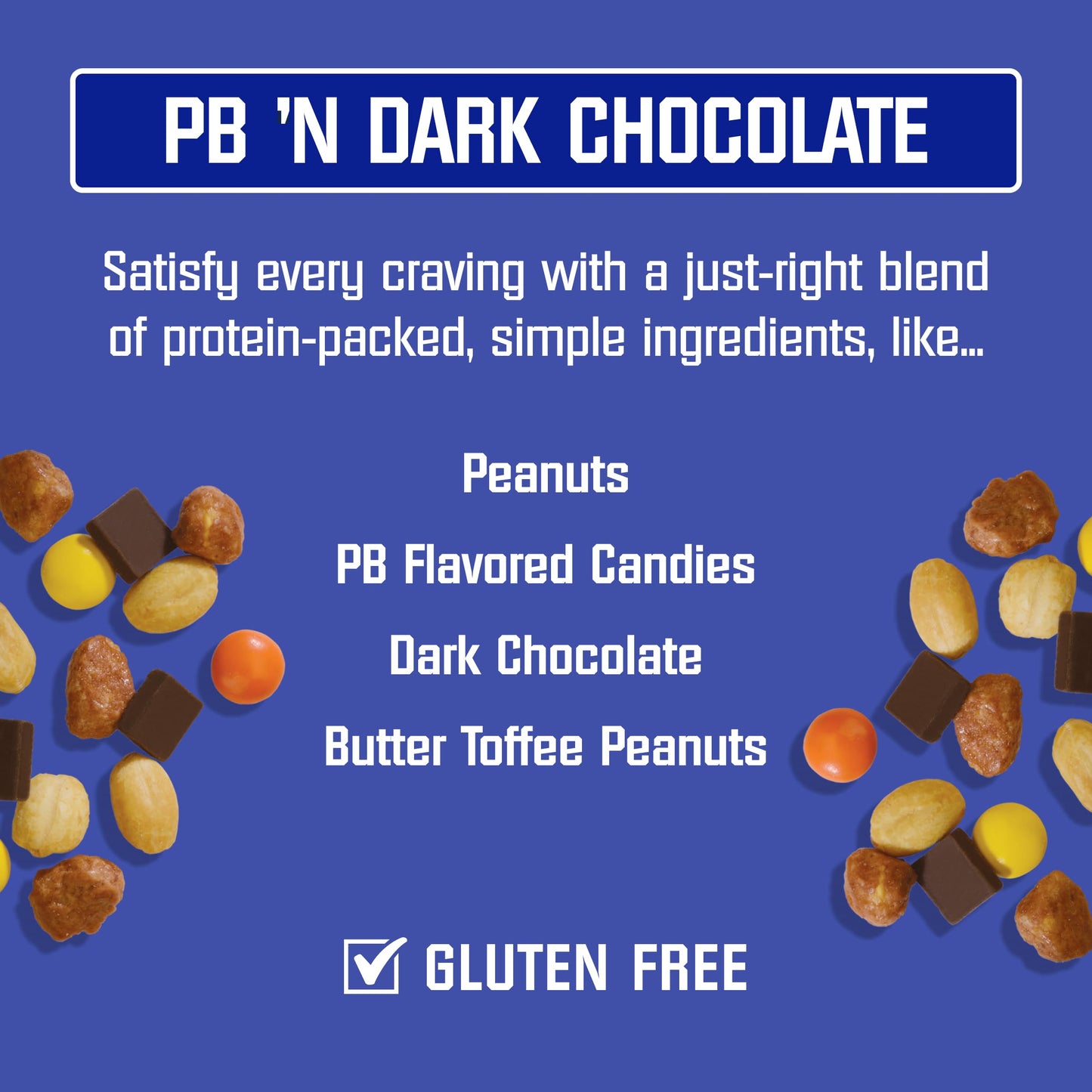 Kars Nuts Peanut Butter N Dark Chocolate Trail Mix, 28 oz - Resealable Pouch (Pack of 1), Gluten-Free Trail Mix Snack