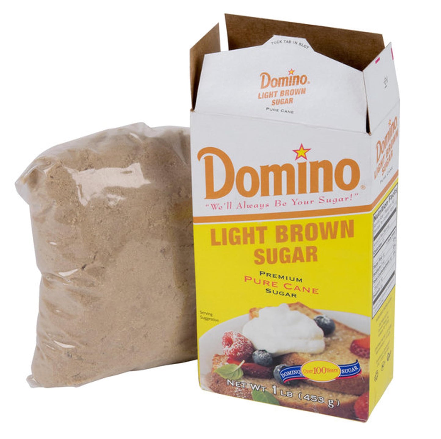 Domino Light Brown Sugar (1Lb /453 grams)