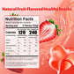 Joyvitas Peelable Gummy Strawberry Candy – Low Sugar, Individually Wrapped, 3 Pack (9.53oz) – Perfect for Stocking Stuffers