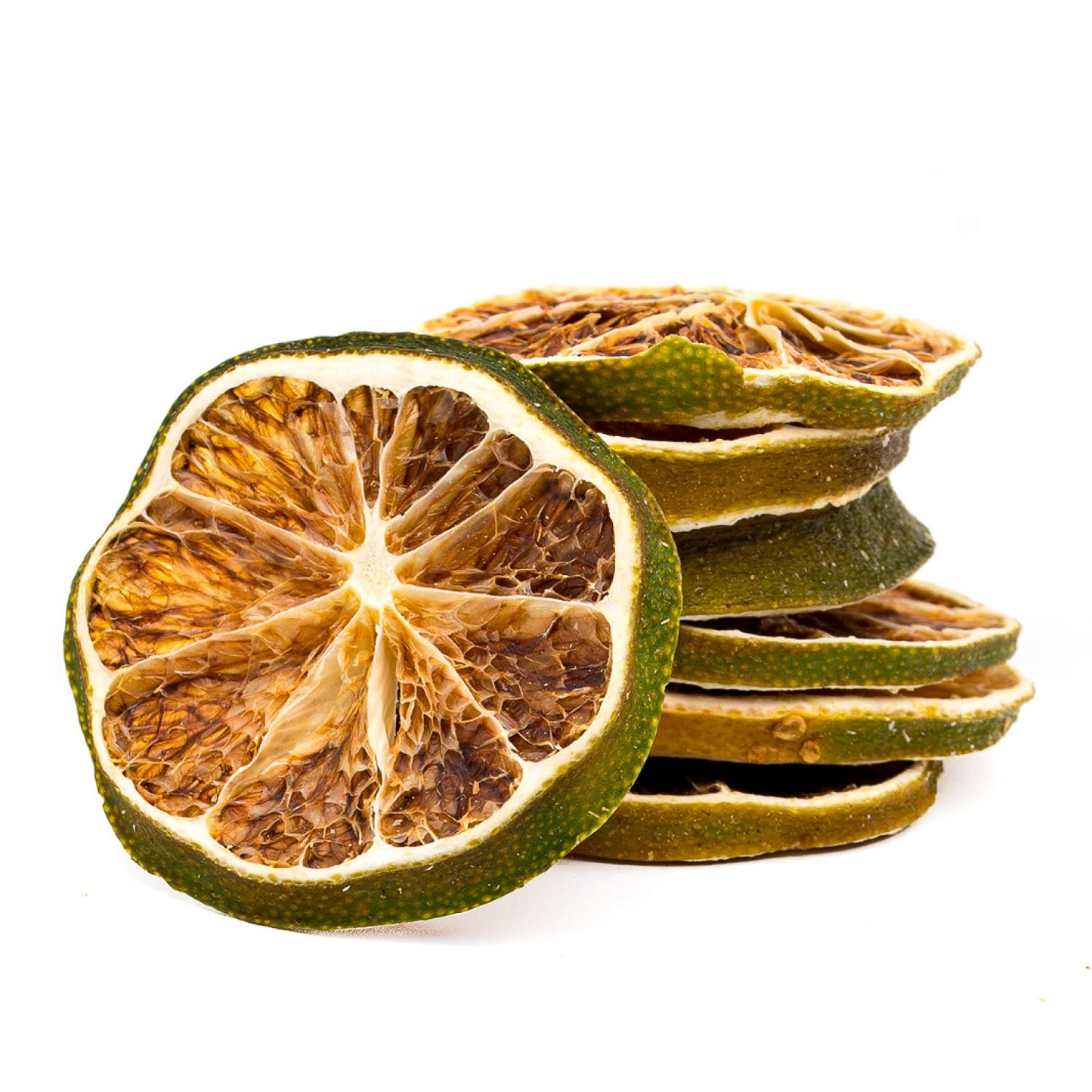 Bluehenry Dehydrated Lime Wheels - 3 Oz - 40 Slices - Natural Fruit