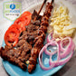 JEB FOODS Suya Spice 8oz - African suya seasoning - sweet flavor, spicy powder, grilled steak seasoning blend (with kuli kuli -