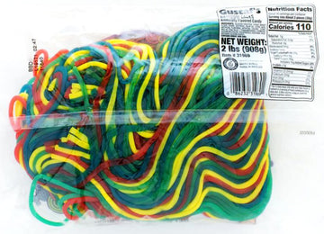 Gustaf'S Rainbow Licorice Lace - 2 Lb. Bag