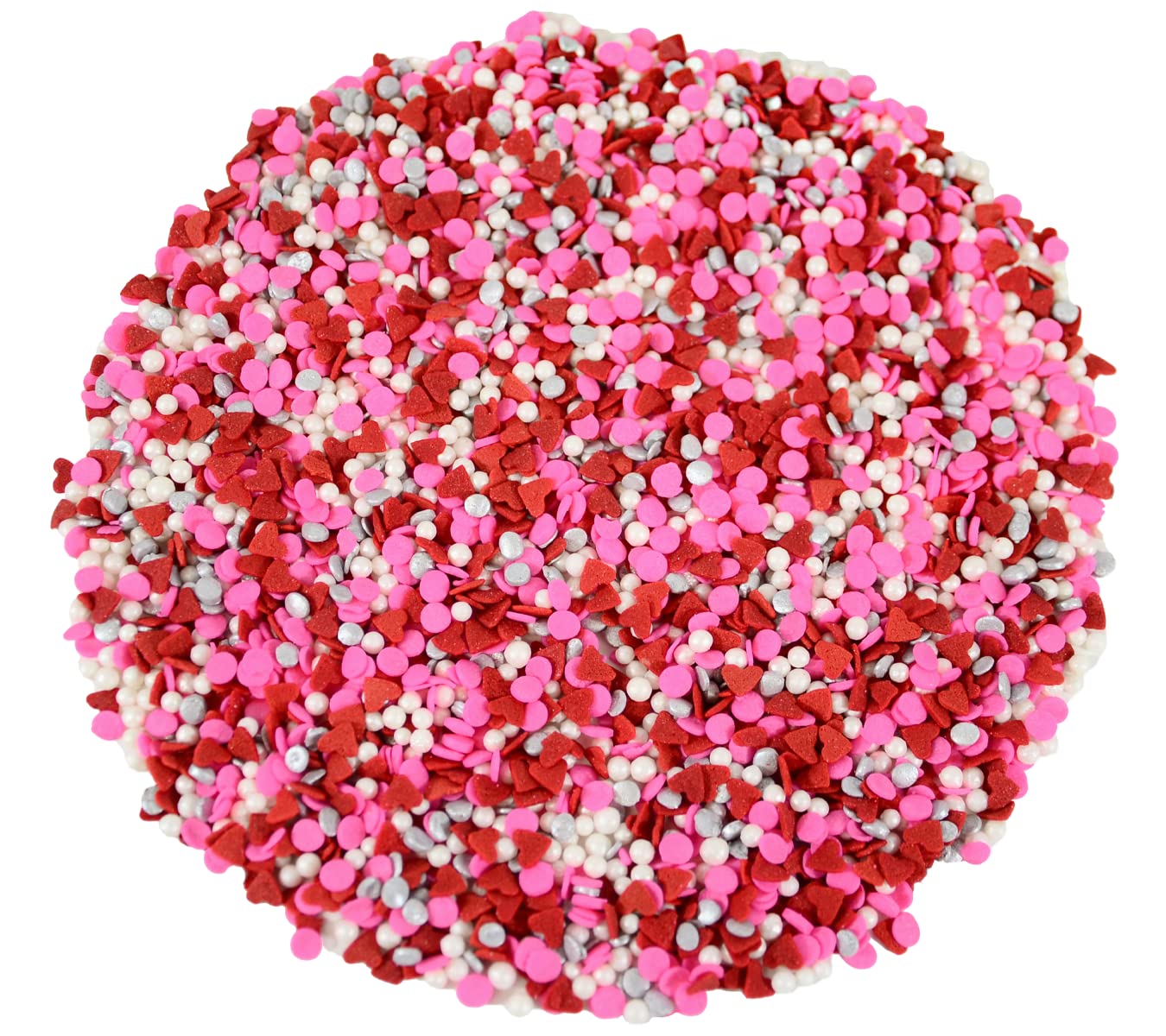 Mystic Sprinkles Valentine'S Day Sprinkle Mixes (Hugs & Kisses In Silver 3.2Oz)