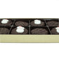 Philadelphia Candies Dark Chocolate Covered OREO® Cookies, Christmas Santa, 8 Ounce