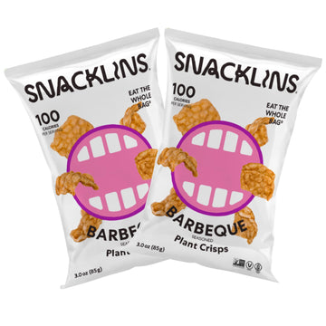 SNACKLINS Plant Based Crisps Vegan Healthy Snacks - Gluten Free, Grain Free, Plant Based Crisps, 100% Kosher, Low Calorie and No