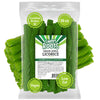 Sweet Roots Green Apple Licorice Twists (16 Oz / 1 Bag) - Jumbo Size - Made With Real Fruit Juice Concentrate - Certified Kosher
