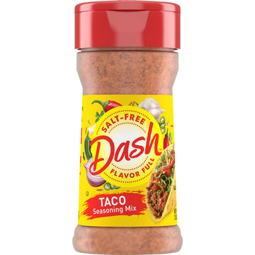 Dash Salt-Free Taco Seasoning Blend, 2.5 Ounce (Pack Of 8)