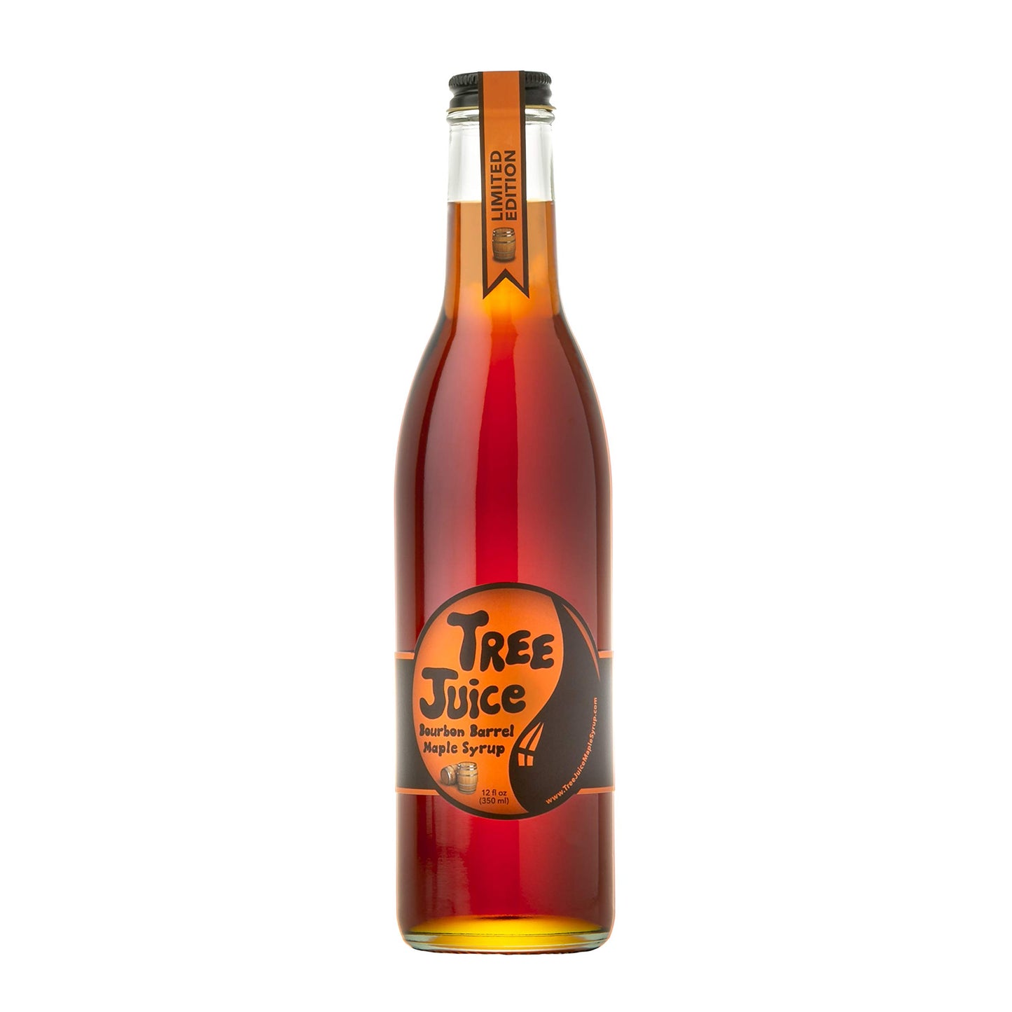Tree Juice Maple Syrup | 100% Pure Grade A | All Natural, Non-GMO, Vegan | 12 Fl Oz Bottle