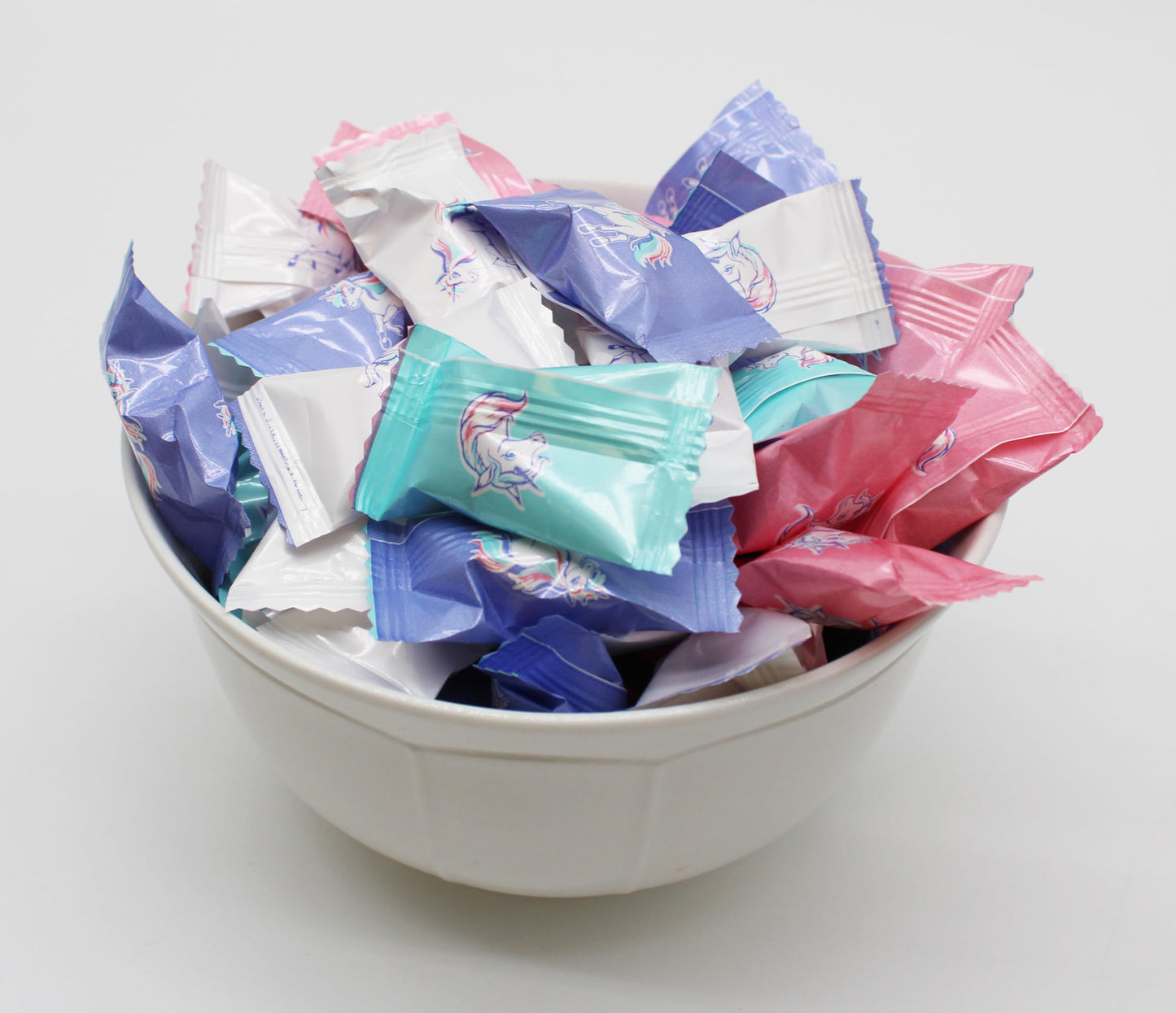 Unicorn Themed Peppermints 100 Count Individually Wrapped - Magical Goodie Treat Sweets Birthday Party Favor Supplies Decoration