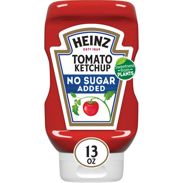 Heinz Tomato Ketchup with No Sugar Added (13 oz Bottle)