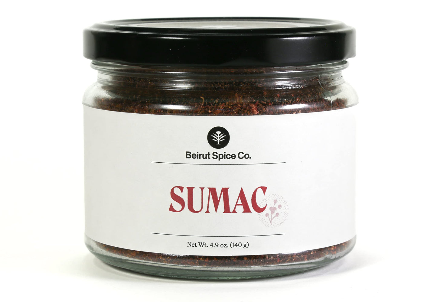 Beirut Spice Co. Pure Sumac - No Salt, No Additives, Single Origin Lebanese Sumac Powder 4.2 oz