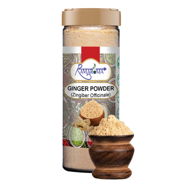 Ramaroma Ginger (Adarak) Powder, 3.5Oz (100G) Perfect For Cooking, Baking Gingerbread, Smoothies & Tea, Gluten Free, Free Of Add