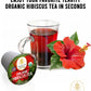 Organic Hibiscus Sabdariffa Tea Organic Naturally Decaf Tea Pods For Keurig By Teavity (36 Tea Pods)