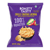Roasty Tasty Chilli Chatak Lachha | Roasted Potato Sticks | Healthy Snacks | Roasted Namkeen Snack | Guilt Free | Diet Chiwda | 