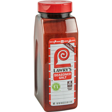 Lawrys Seasoned Salt, 40 oz, Paprika Oleoresin for Color, Model 24754