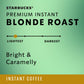 Starbucks Premium Instant Coffee, Blonde Roast, 3 Pack, 3.17 Oz Each, 100% Arabica Beans