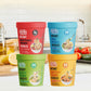 Volo Vero Konjac Noodle Variety Pack -Tom Yum, Miso, Kimchi,''Spicy'' Red Curry, 6 Pack Low Carb Instant Shirataki Noodles Angel