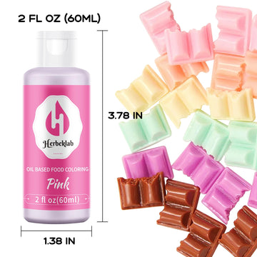Pink Oil Based Food Coloring For Chocolate 2 Fl Oz Professional Concentrated Pink Oil Food Dye For Melting Chocolate Candy Melts
