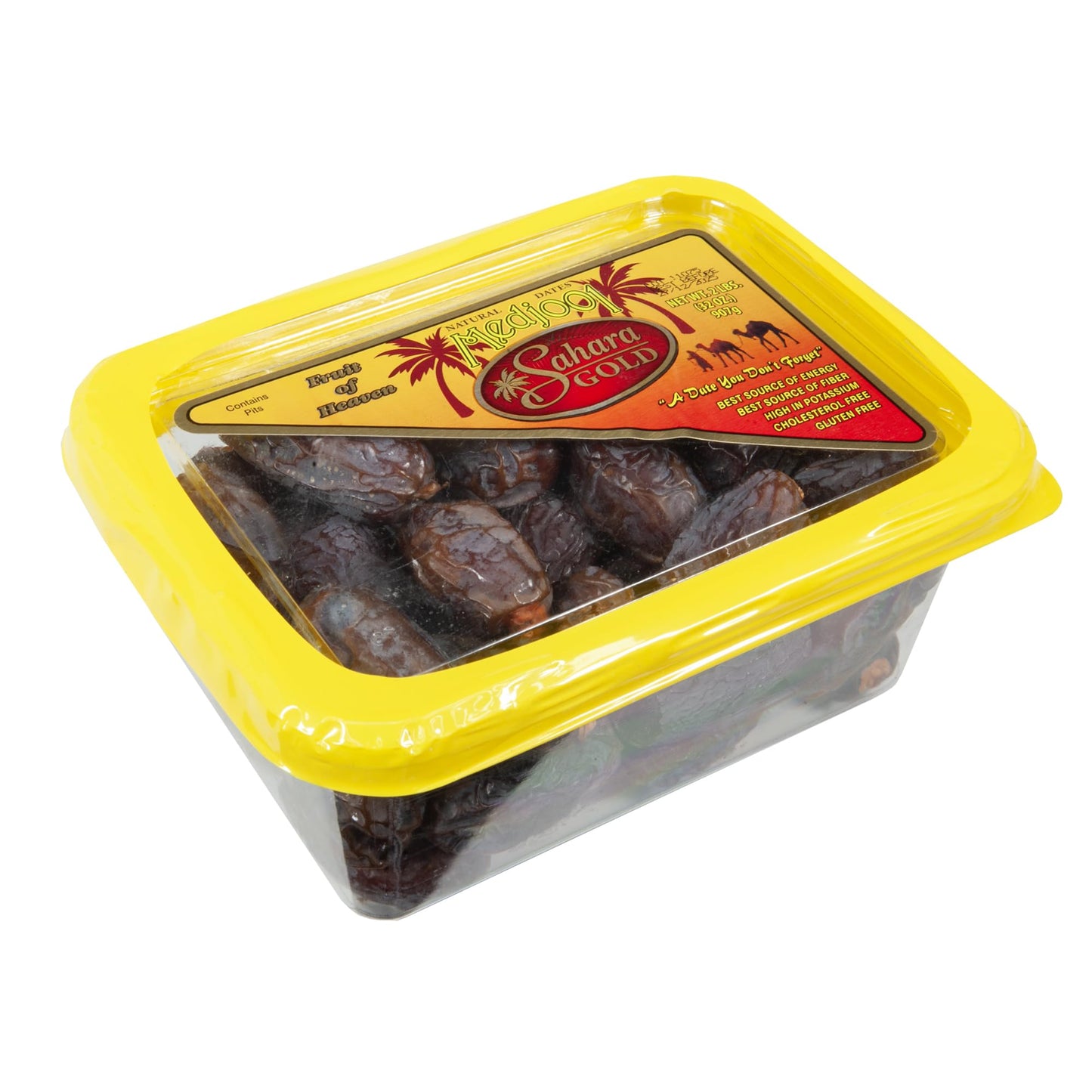 Sahara Gold Medjool Dates - Vegan, Gluten-Free Dried Fruit Snacks - 32 oz (2 lb)