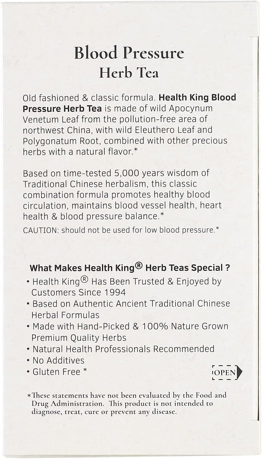 Health King Medicinal Tea Blood Pressure