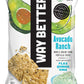 Way Better Snacks Whole Grain Corn Tortilla Chips, Avocado Ranch, Kosher, Gluten Free & Non-GMO, 5.5 Ounce (Pack of 12)