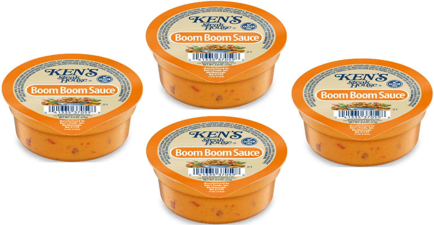 30 Count | Salad Dressing Dipping Sauce Portion Cups | Single Serve Packets (Boom Boom Sauce)