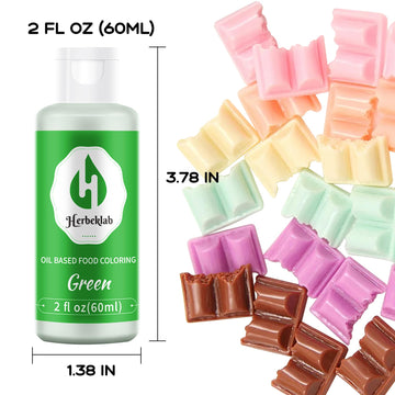 Green Oil Based Food Coloring For Chocolate 2 Fl Oz Professional Concentrated Green Oil Food Dye For Melting Chocolate Candy Mel