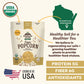 Doudlah Farms Organic Yellow Popcorn Kernels, Gluten-Free, Non-GMO, 25lb Bulk, Pesticide-Free, Chemical-Free