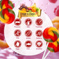 ZOFIA SWEET 32 Pack Rainbow Candy Lollipops, Gluten Free, Individually Wrapped, Model HLWQYT-N-RSLM-12G32