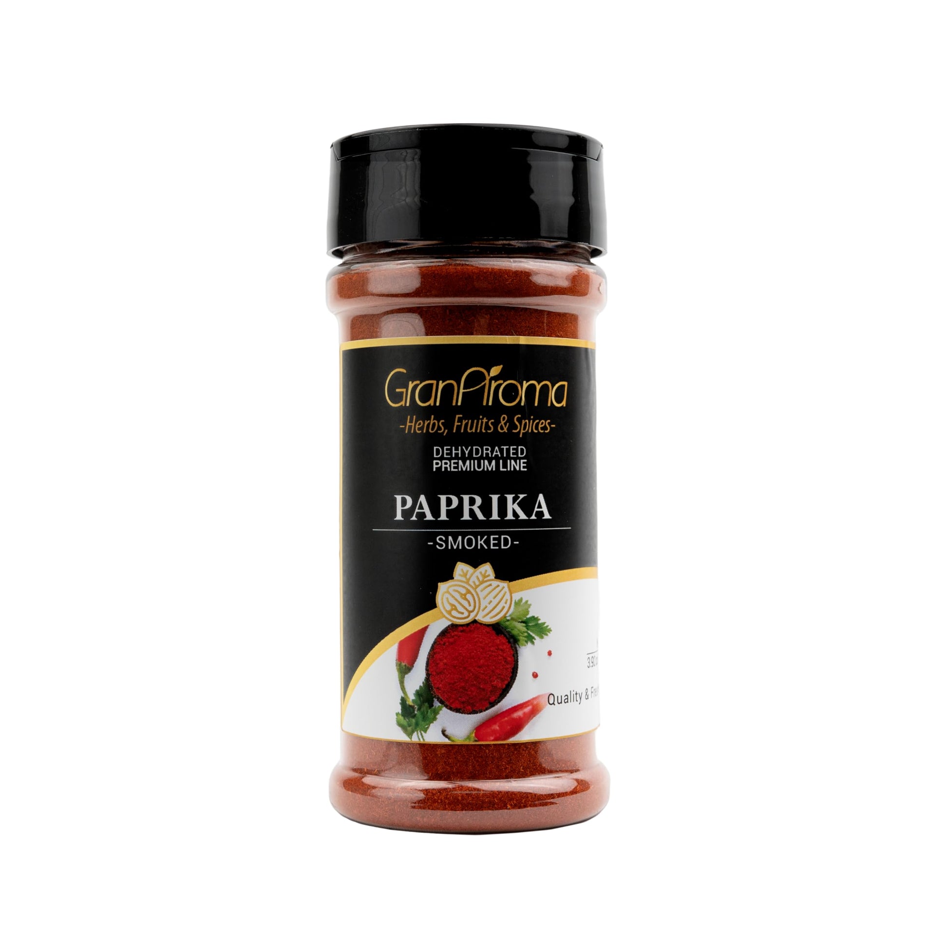 GranAroma Smoked Paprika - Fine Ground, Strong & Smoky Taste, 3.93 Ounce