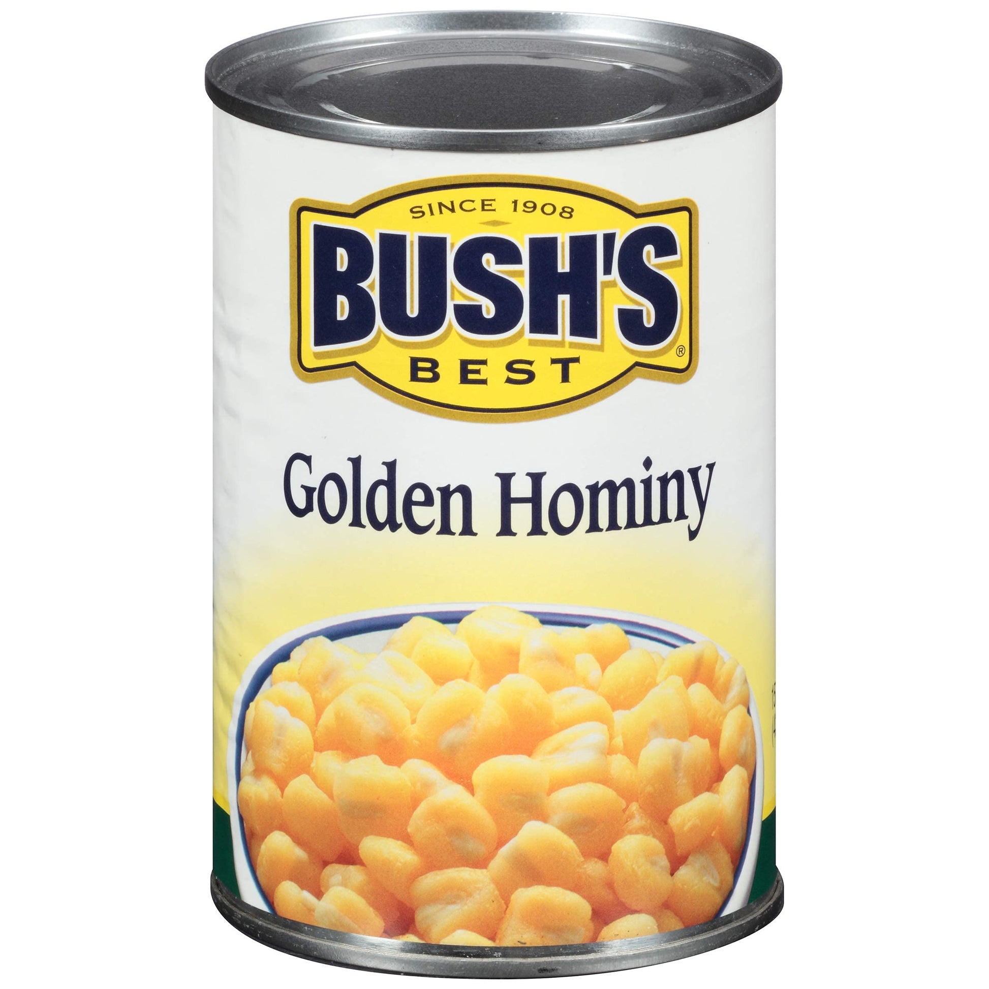 Bush's Best Baked Beans, Golden Hominy, 15.5 Oz (Pack of 4)