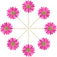 24Pcs Daisy Cupcake Toppers Flower Cake Topper Decorations Daisy Cake Decorations Chrysanthemum Cupcake Toppers Spring Daisy Flo