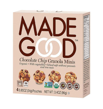 Made Good Granola Minis Chocolate Chip, 24 Gram, (Pack Of 6)